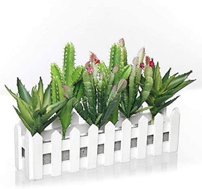 Artificial Succulent Cactus Picks 6pcs