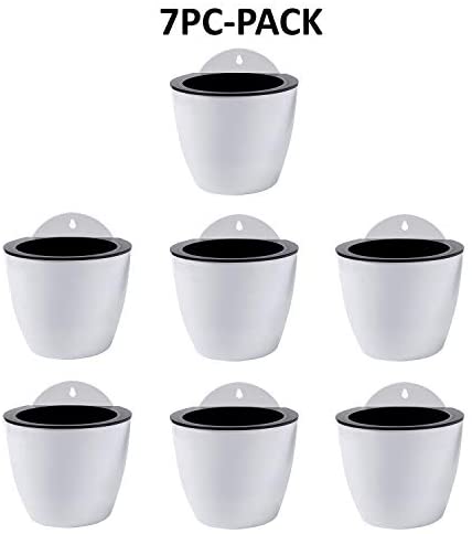 amazon self watering plant pots Self Watering Hanging Planters Large 7pcs – Jade LeBaum