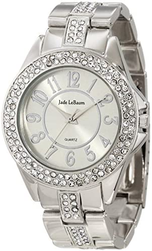 Jade LeBaum Silver Rhinestone Watch