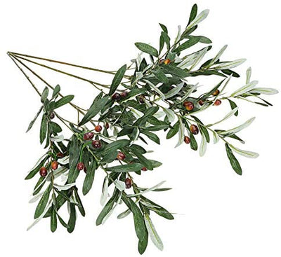 Artificial Olive Branches 4pcs